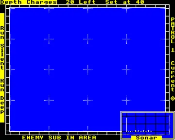 Run Silent Run Deep (1985)(Acorn User)[SILENT] screen shot game playing